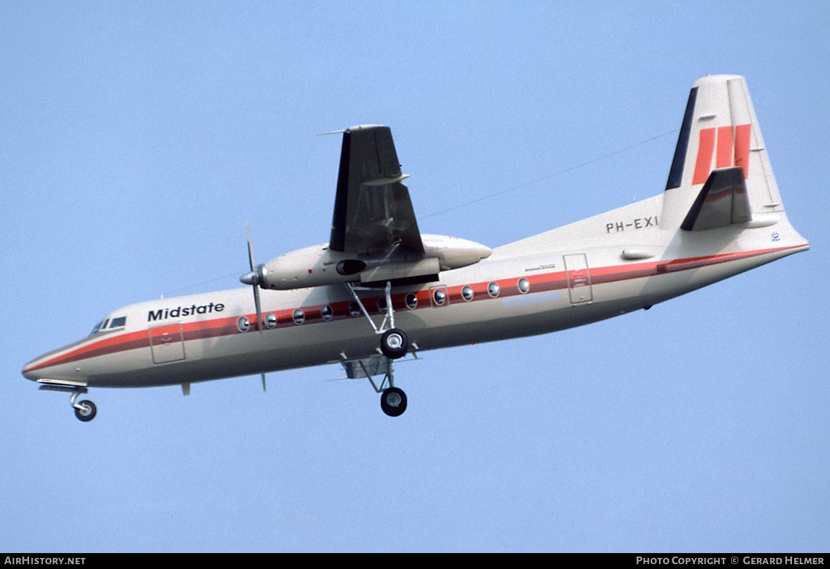 Aircraft Photo of PH-EXI | Fokker F27-500C Friendship | Midstate Airlines | AirHistory.net #318920