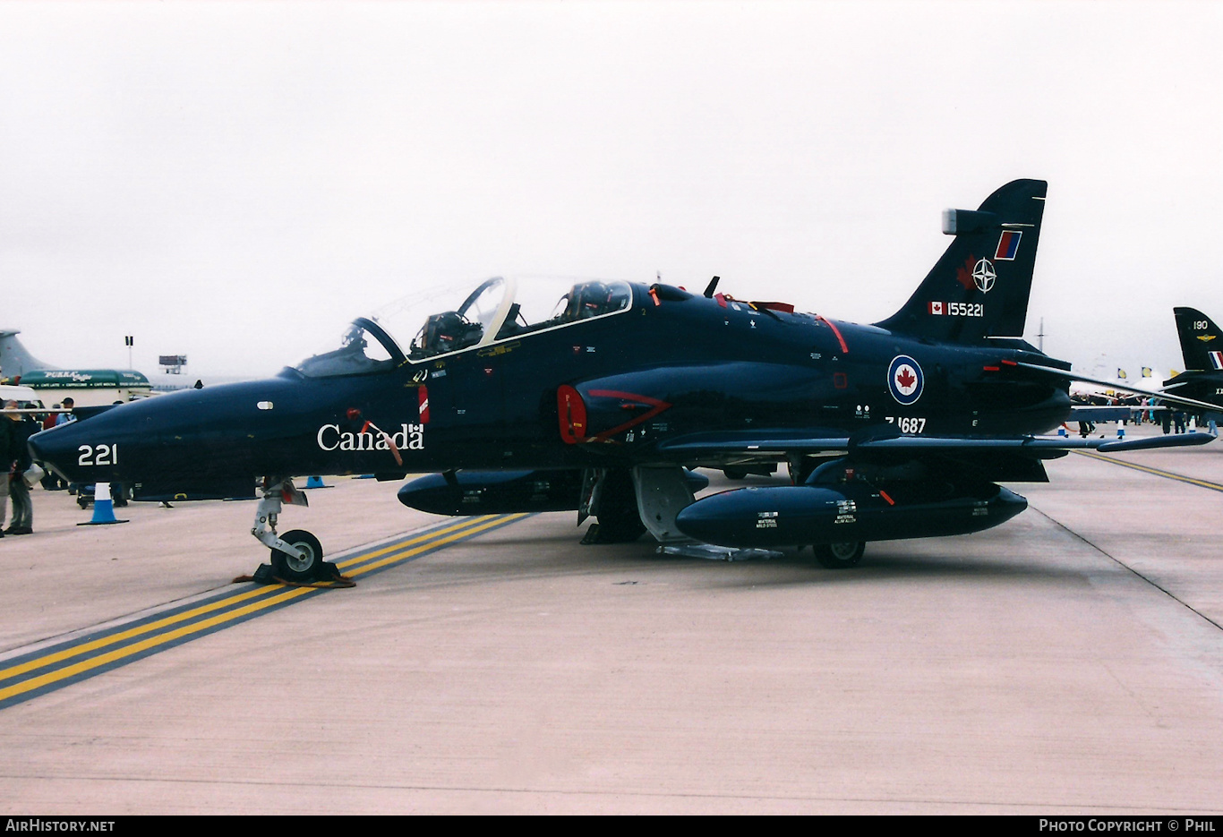 Aircraft Photo of 155221 | BAE Systems CT-155 Hawk | Canada - Air Force | AirHistory.net #318952