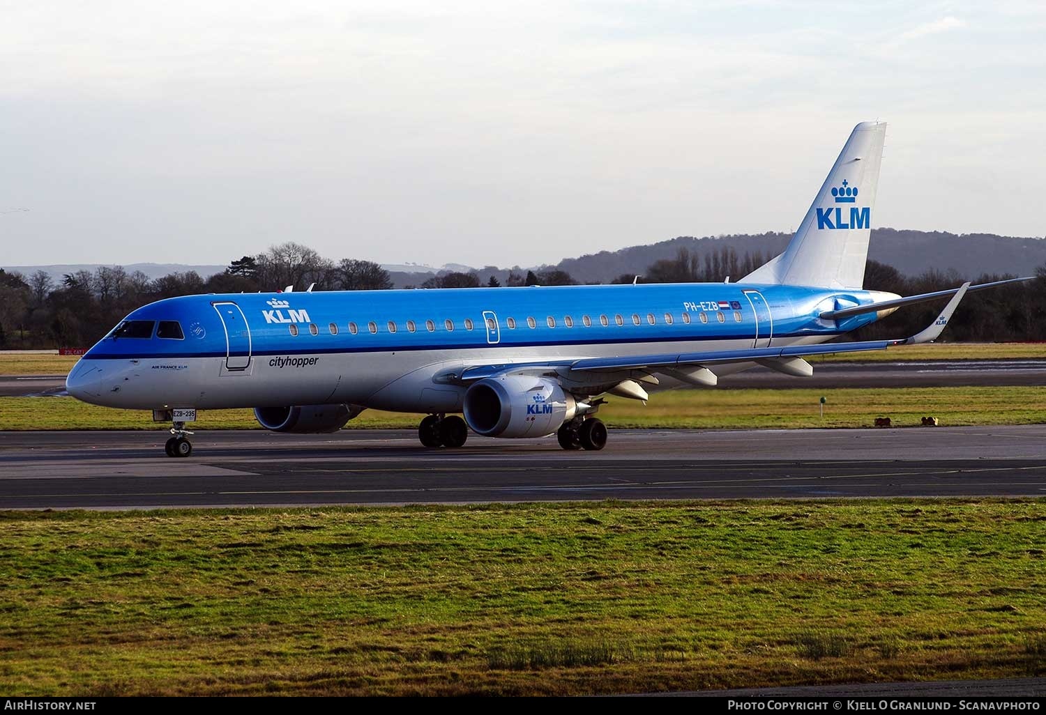 Aircraft Photo of PH-EZB | Embraer 190STD (ERJ-190-100STD) | KLM Cityhopper | AirHistory.net #318985