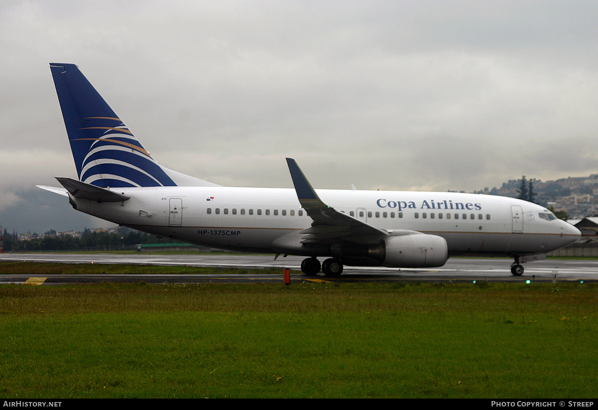 Aircraft Photo of HP-1375CMP | Boeing 737-7V3 | Copa Airlines | AirHistory.net #319002