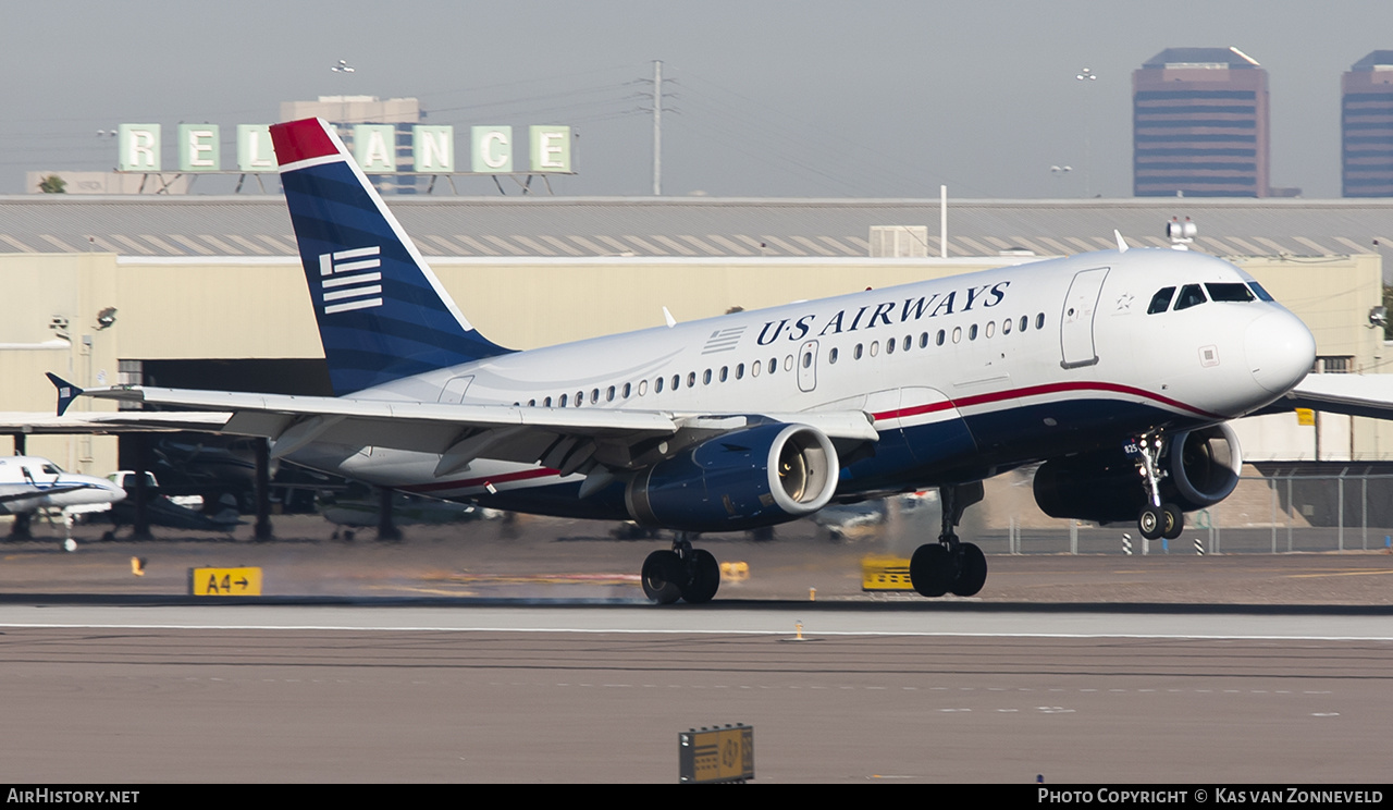 Aircraft Photo of N825AW | Airbus A319-132 | US Airways | AirHistory.net #319010