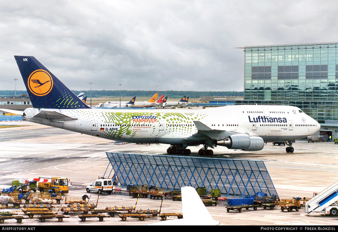 Aircraft Photo of D-ABVK | Boeing 747-430 | Lufthansa | AirHistory.net #319056