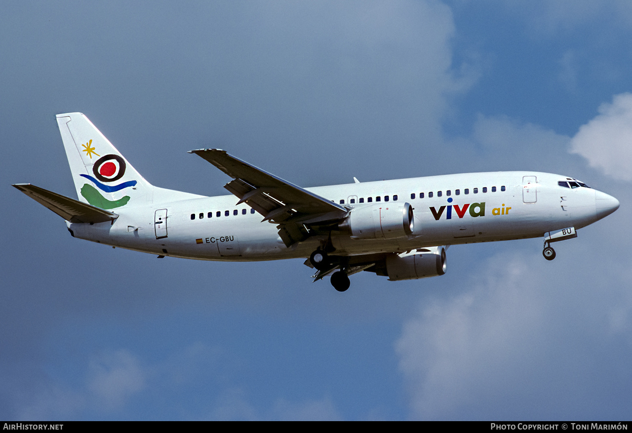 Aircraft Photo of EC-GBU | Boeing 737-36E | Viva Air | AirHistory.net #319138