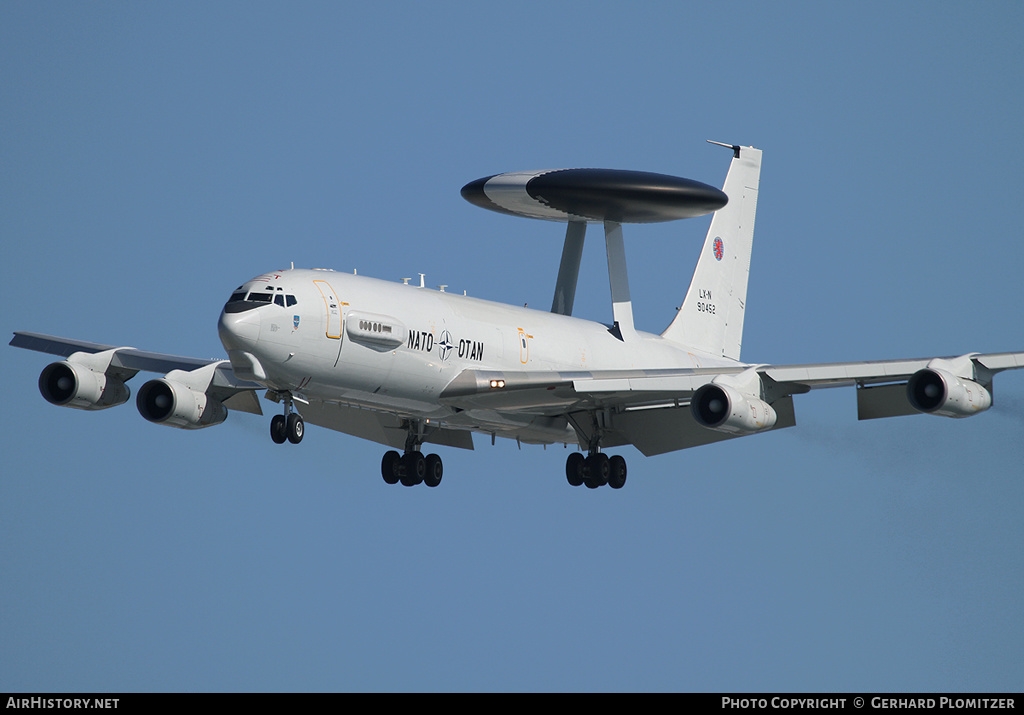 Aircraft Photo of LX-N90452 | Boeing E-3A Sentry | Luxembourg - NATO | AirHistory.net #319157