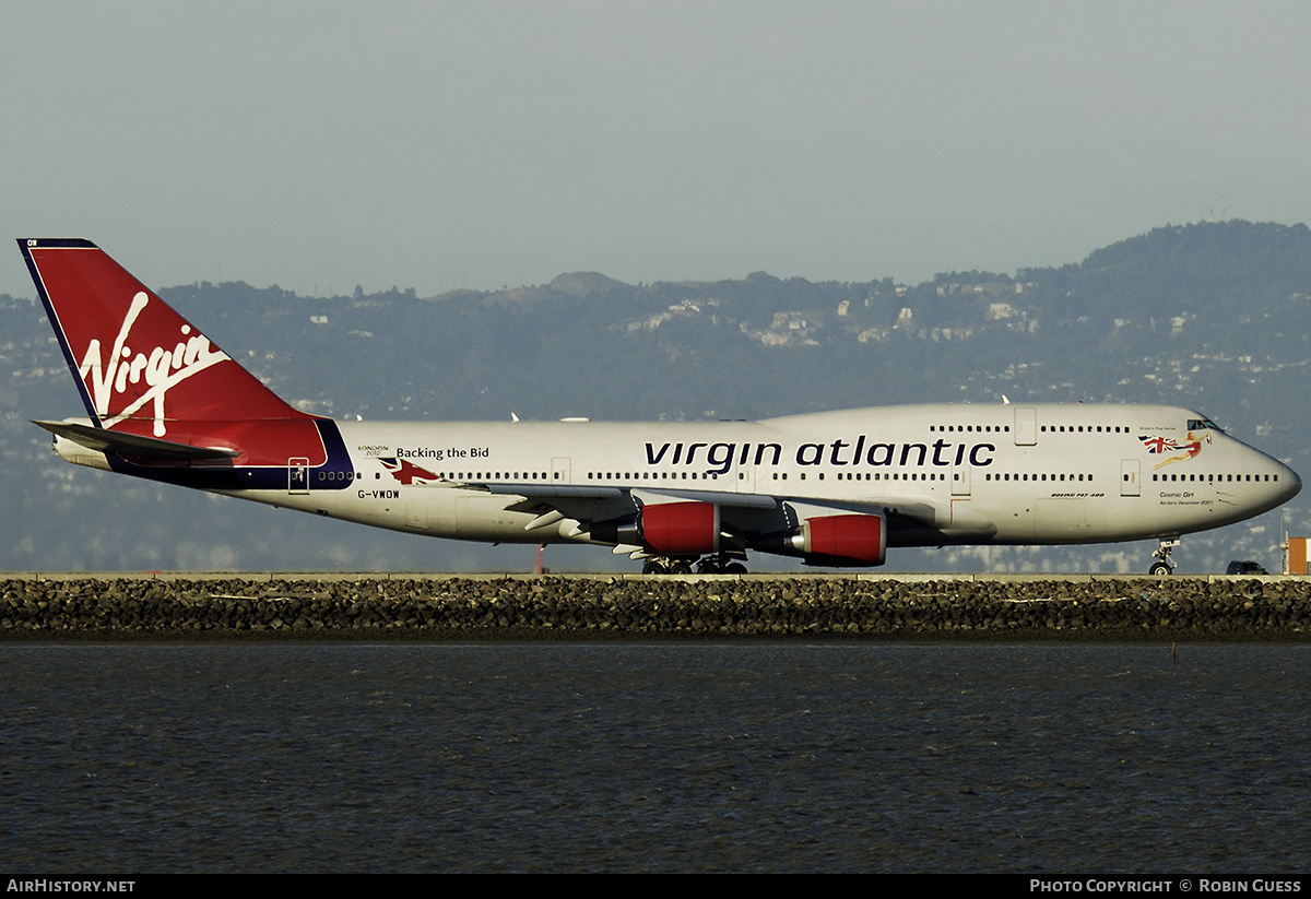 Aircraft Photo of G-VWOW | Boeing 747-41R | Virgin Atlantic Airways | AirHistory.net #319172