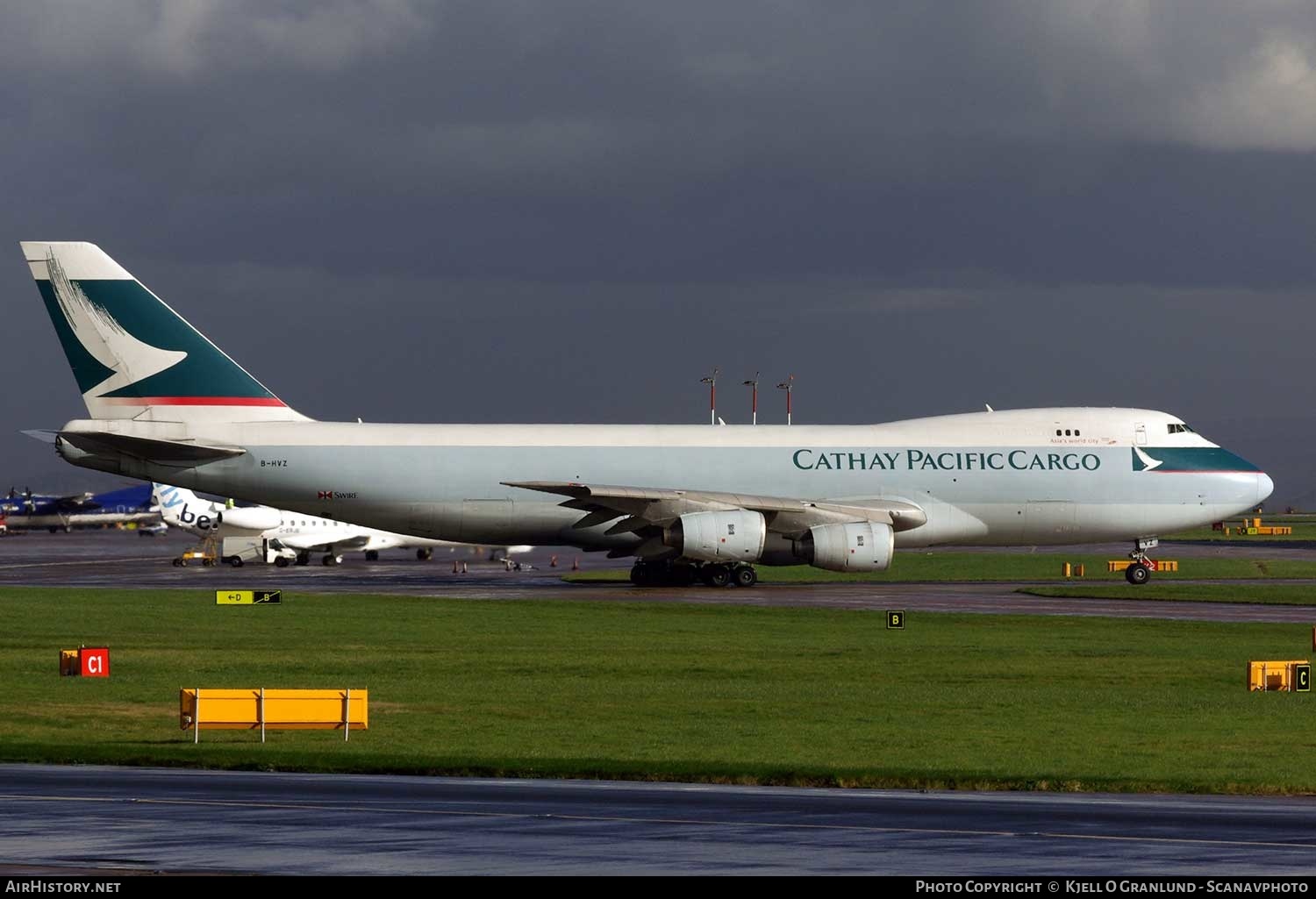 Aircraft Photo of B-HVZ | Boeing 747-267F/SCD | Cathay Pacific Airways Cargo | AirHistory.net #319188