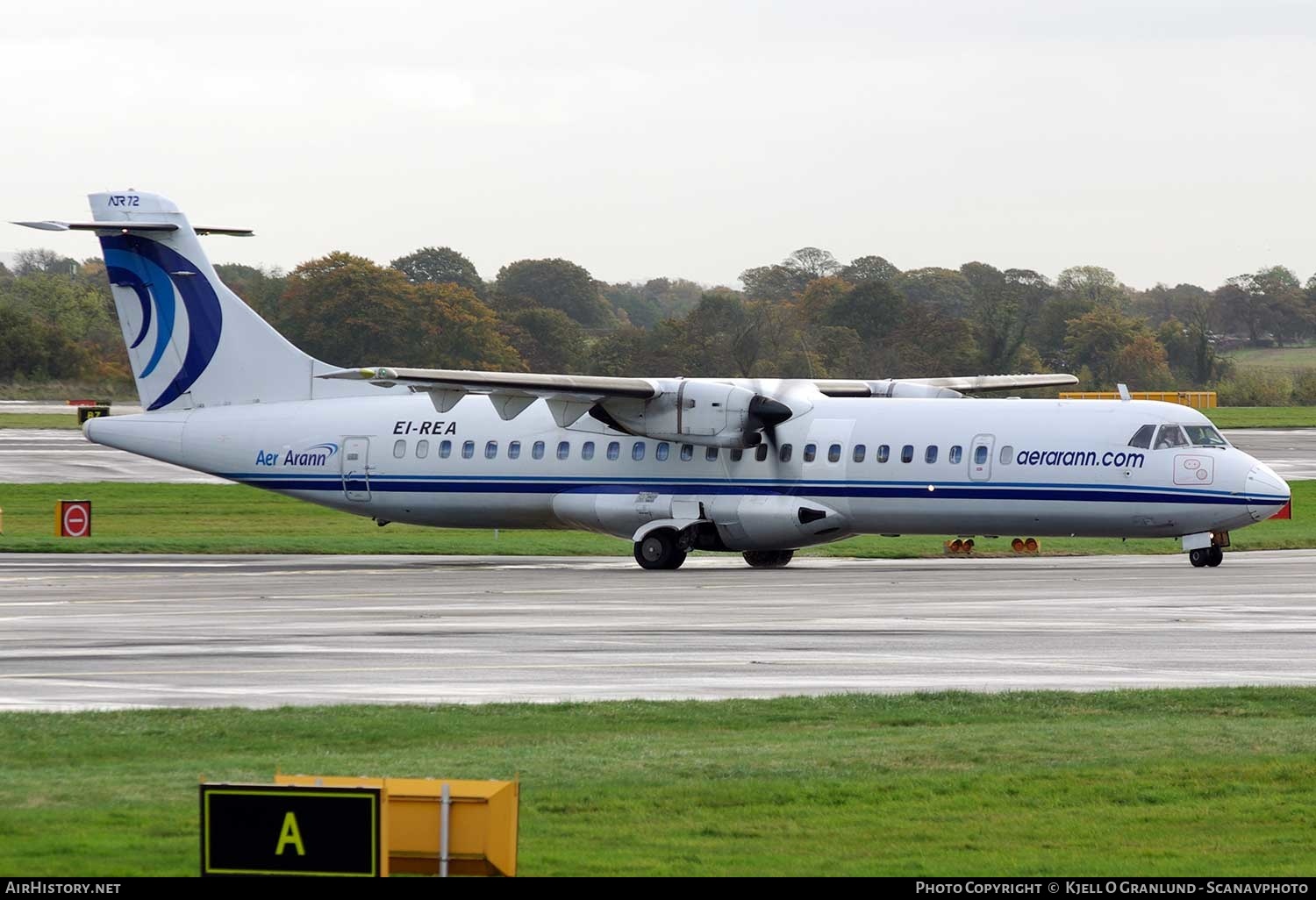 Aircraft Photo of EI-REA | ATR ATR-72-202 | Aer Arann | AirHistory.net #319190