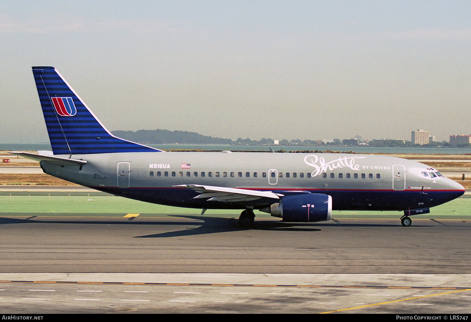 Aircraft Photo of N916UA | Boeing 737-522 | Shuttle by United | AirHistory.net #319208