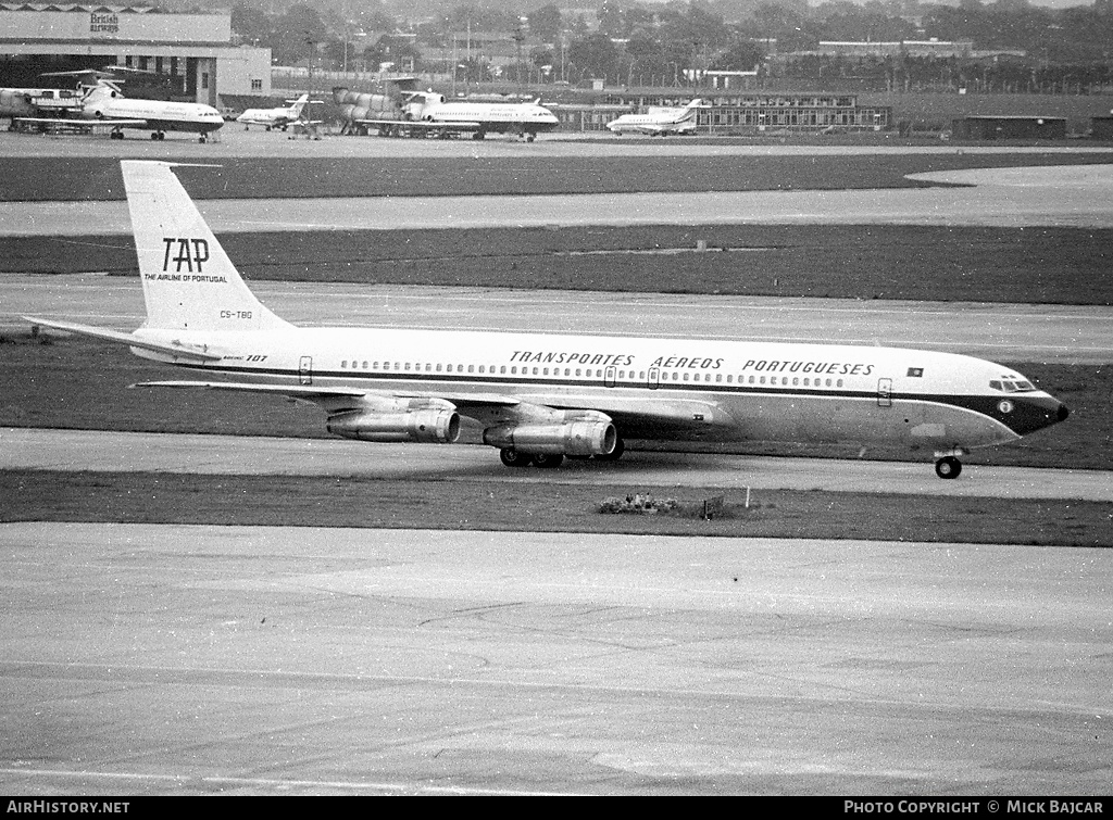 Aircraft Photo of CS-TBG | Boeing 707-382B | TAP - Transportes Aéreos Portugueses | AirHistory.net #319223