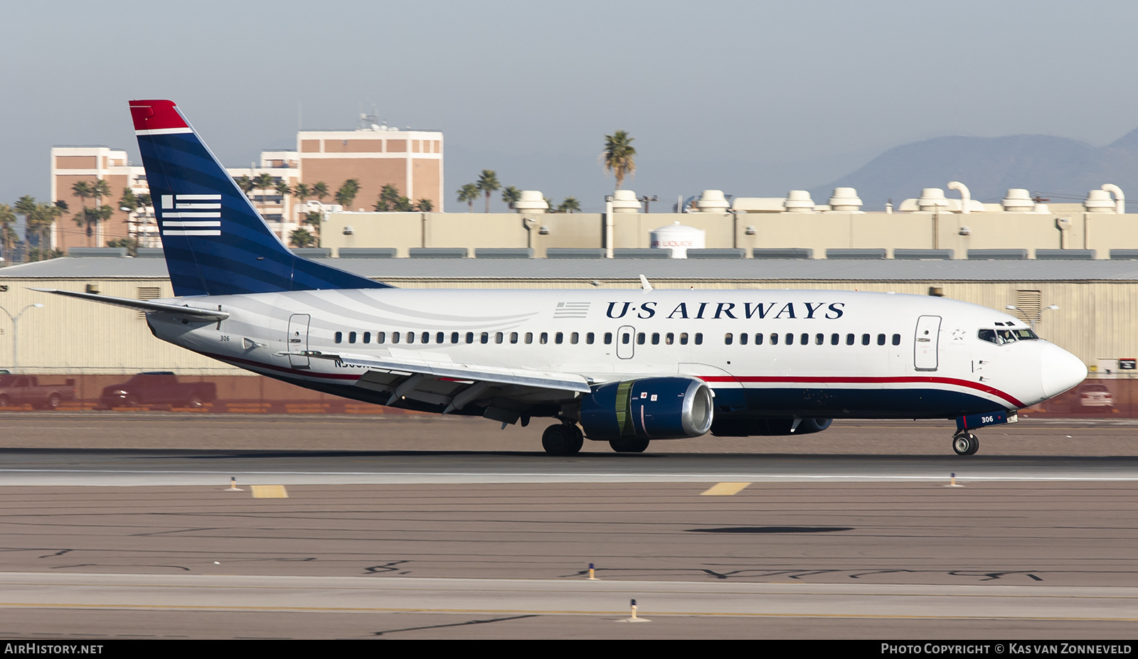 Aircraft Photo of N306AW | Boeing 737-3G7 | US Airways | AirHistory.net #319259