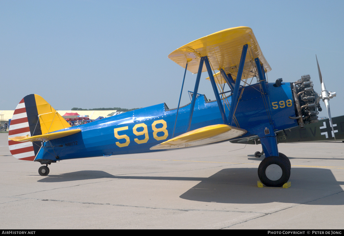 Aircraft Photo of N81172 / 42-109055 | Boeing N2S-5 Kaydet (E75) | USA - Air Force | AirHistory.net #319266