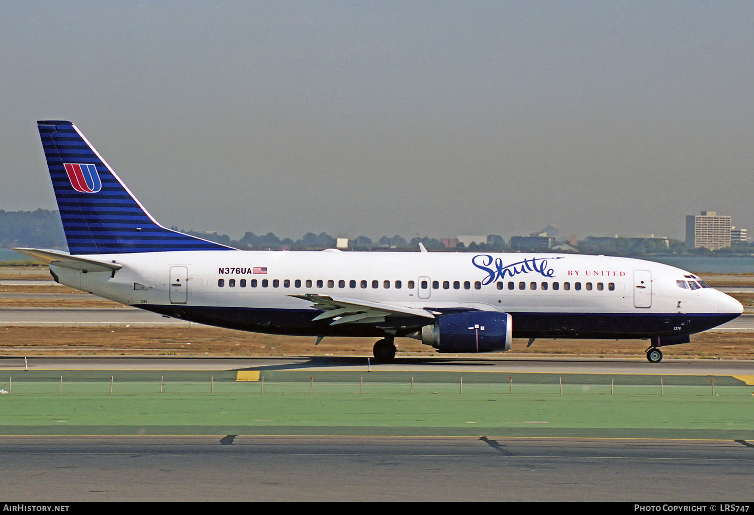 Aircraft Photo of N376UA | Boeing 737-322 | Shuttle by United | AirHistory.net #319293