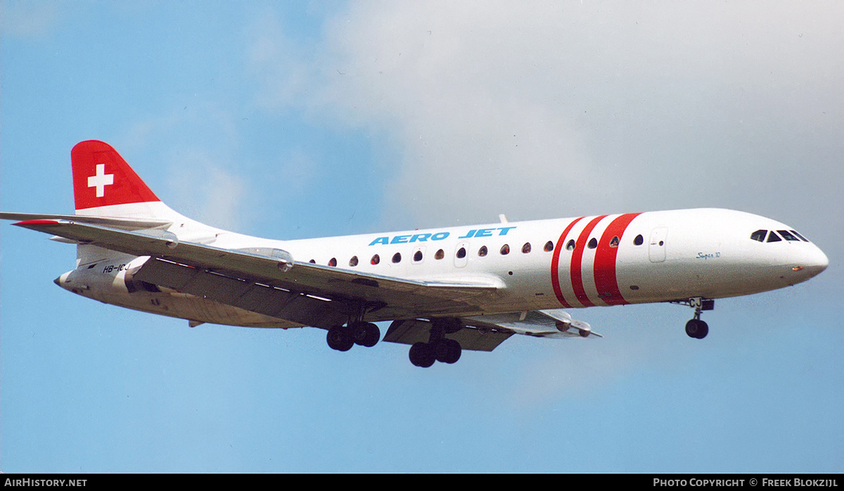 Aircraft Photo of HB-ICJ | Sud SE-210 Caravelle 10B3 Super B | Aero Jet | AirHistory.net #319296