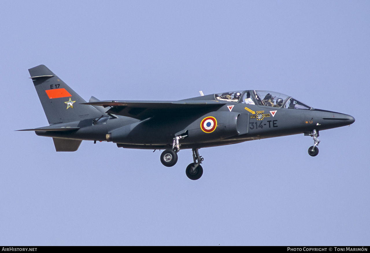 Aircraft Photo of E17 | Dassault-Dornier Alpha Jet E | France - Air Force | AirHistory.net #319306