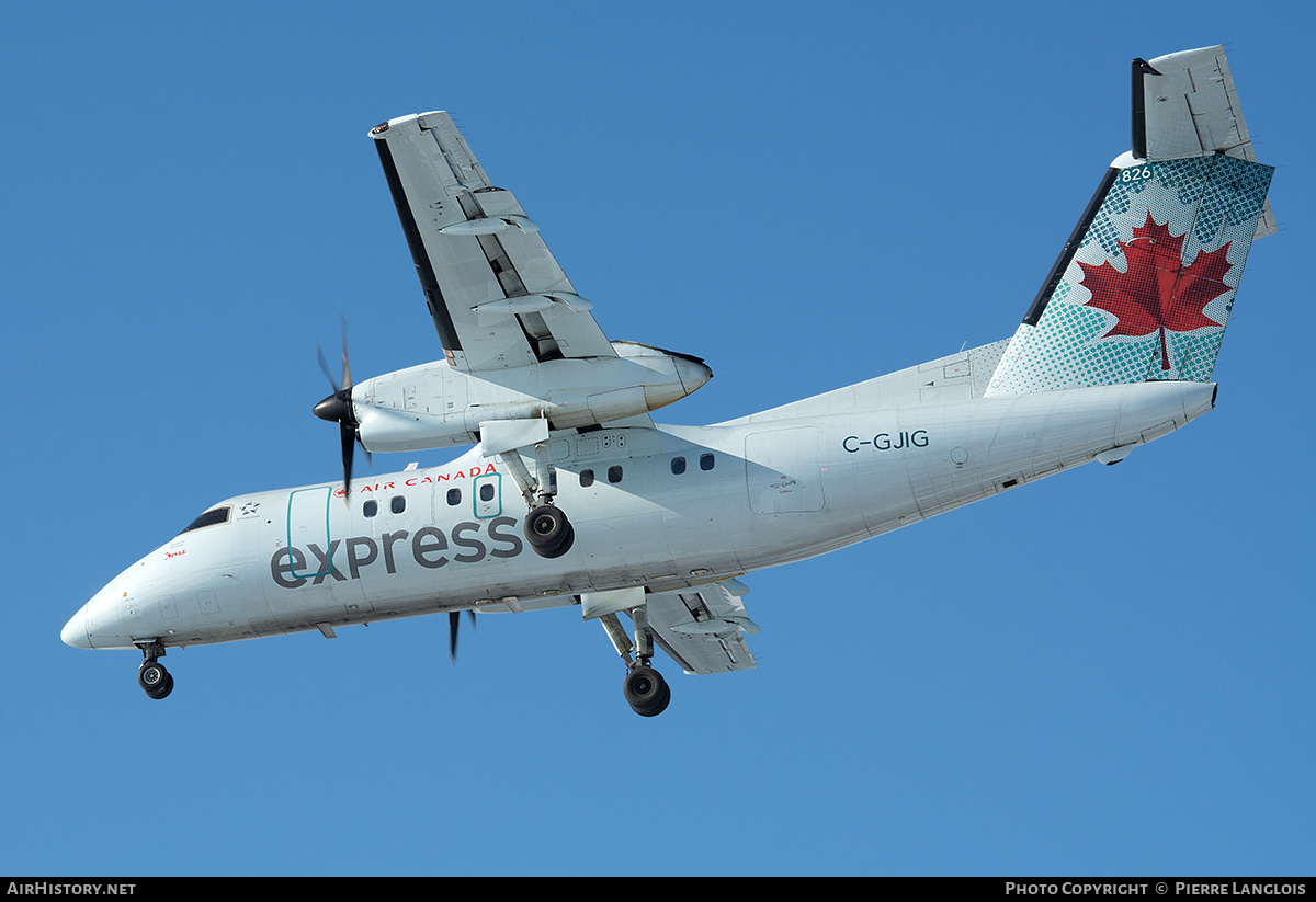 Aircraft Photo of C-GJIG | De Havilland Canada DHC-8-102 Dash 8 | Air Canada Express | AirHistory.net #319315