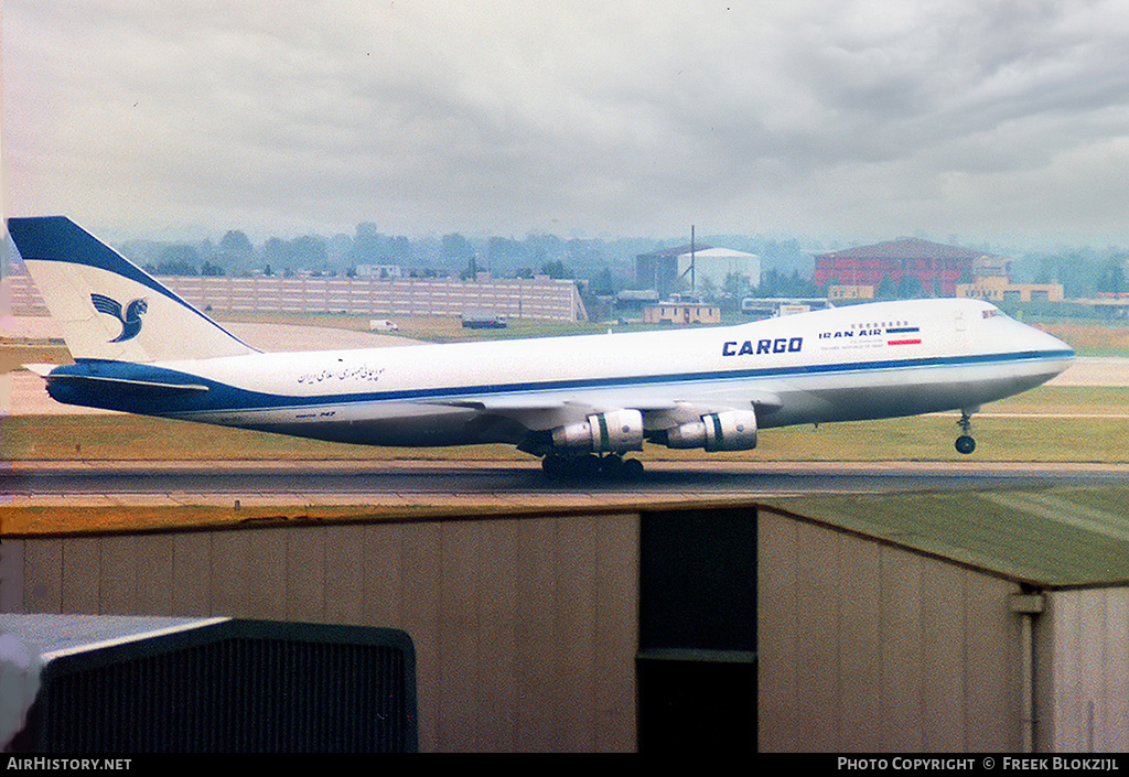 Aircraft Photo of EP-ICA | Boeing 747-2J9F | Iran Air Cargo | AirHistory.net #319335