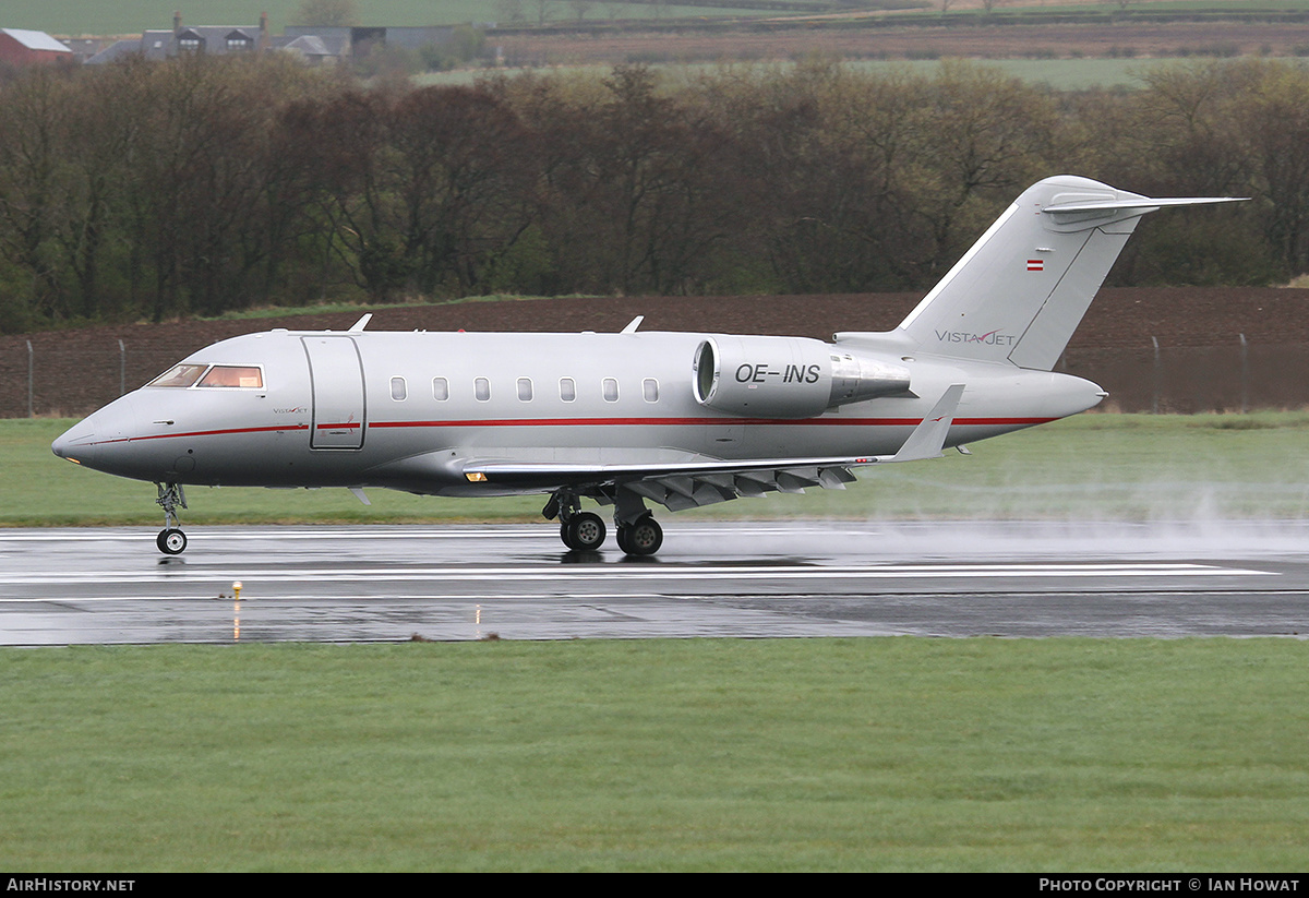 Aircraft Photo of OE-INS | Bombardier Challenger 605 (CL-600-2B16) | VistaJet | AirHistory.net #319346