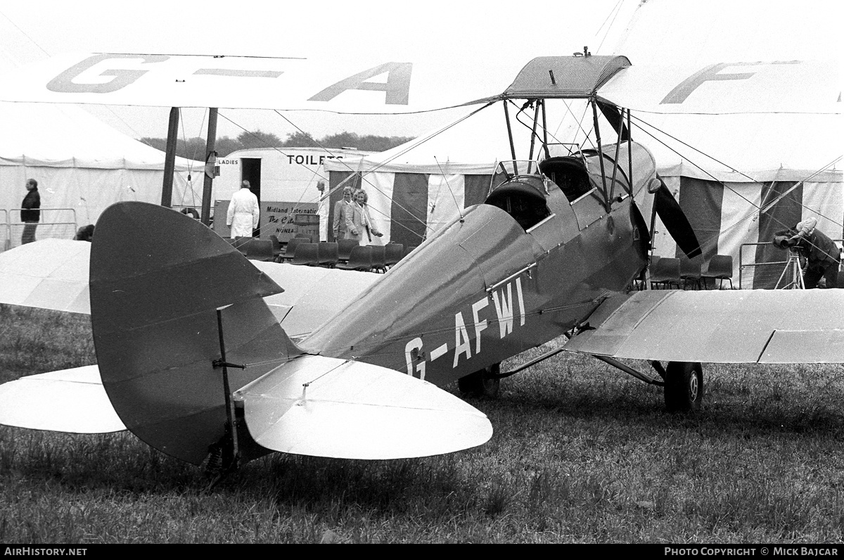 Aircraft Photo of G-AFWI | De Havilland D.H. 82A Tiger Moth II | AirHistory.net #319351