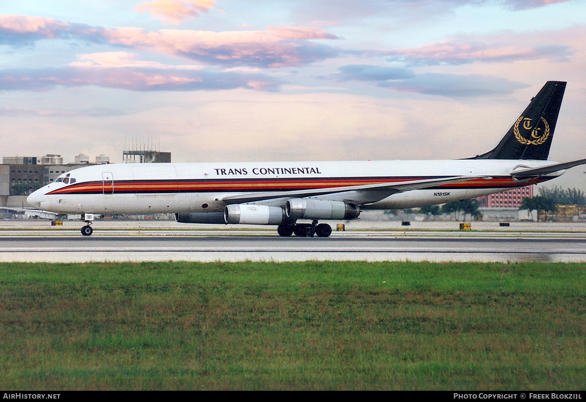 Aircraft Photo of N181SK | McDonnell Douglas DC-8-62H(F) | Trans Continental Airlines | AirHistory.net #319361