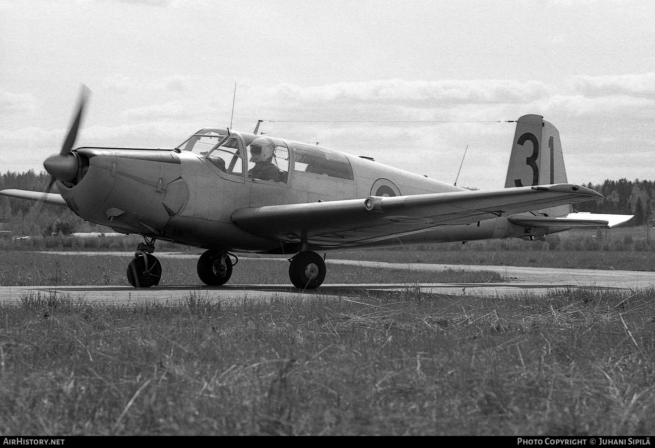 Aircraft Photo of SF-31 | Saab 91D Safir | Finland - Air Force | AirHistory.net #319368