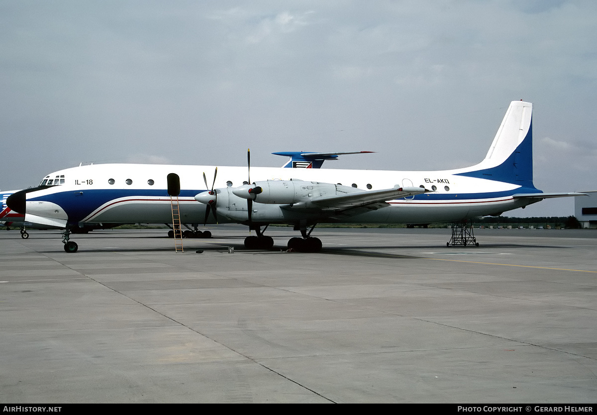 Aircraft Photo of EL-AKQ | Ilyushin Il-18D | AirHistory.net #319376