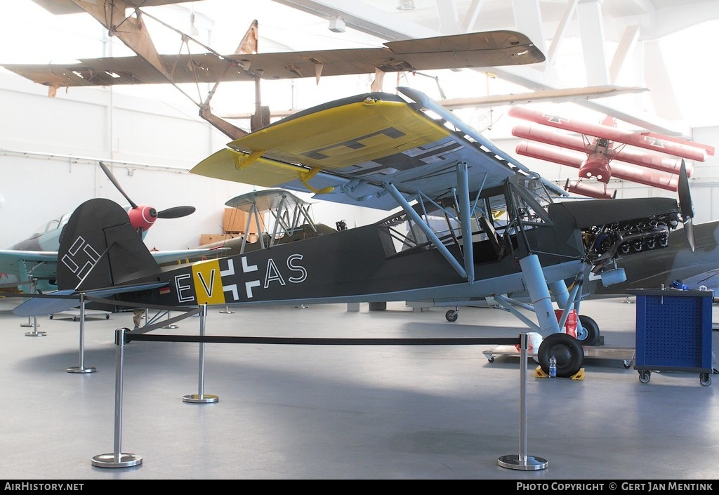 Aircraft Photo of D-EVAS | Fieseler Fi-156D-2 Storch | Germany - Air Force | AirHistory.net #319386