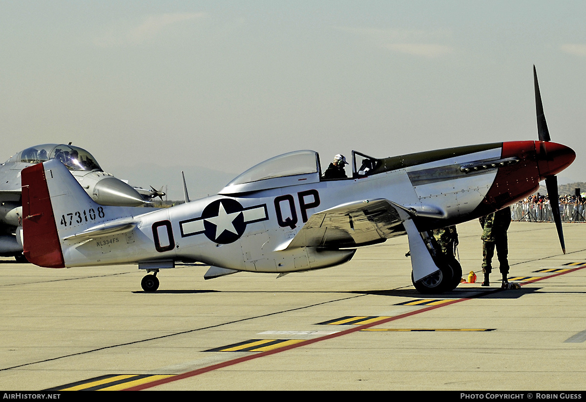 Aircraft Photo of N334FS / NL334FS / 471308 | North American P-51D Mustang | USA - Air Force | AirHistory.net #319391