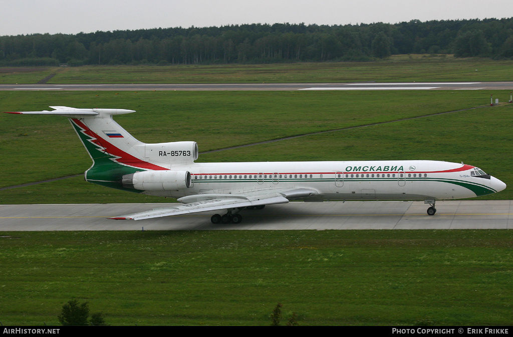 Aircraft Photo of RA-85763 | Tupolev Tu-154M | Omskavia | AirHistory.net #319403