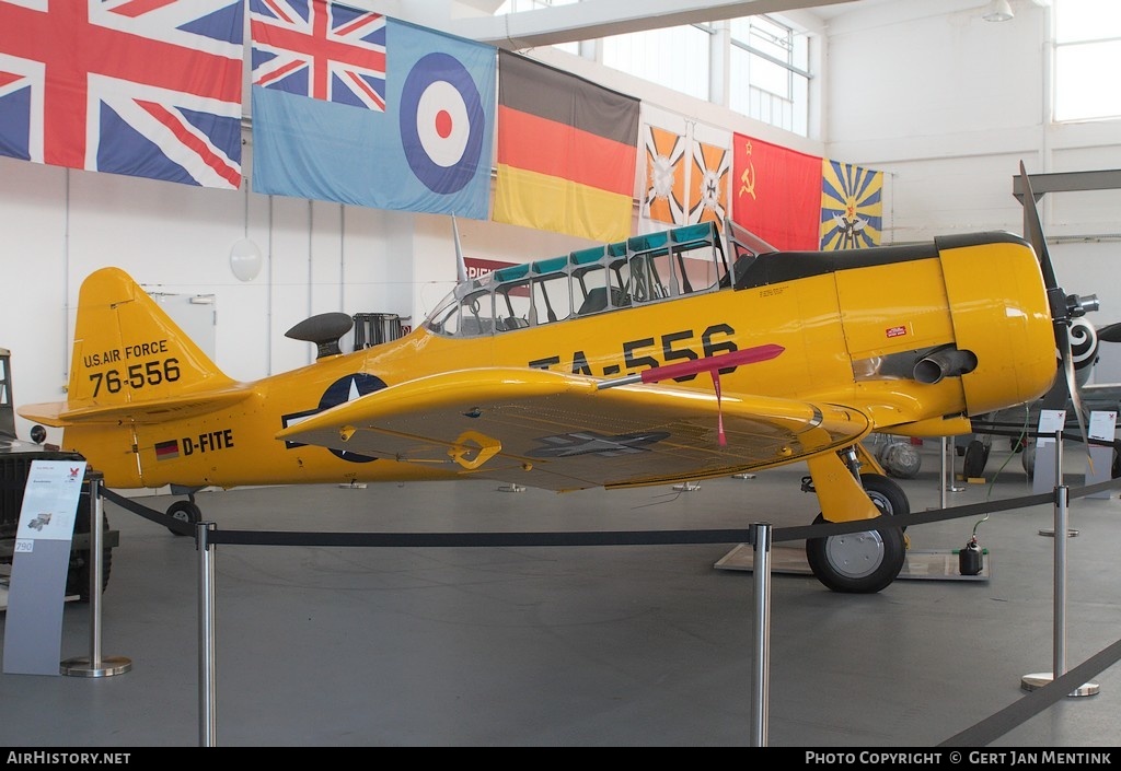 Aircraft Photo of D-FITE / 76556 | North American AT-16 Harvard II | USA - Air Force | AirHistory.net #319405