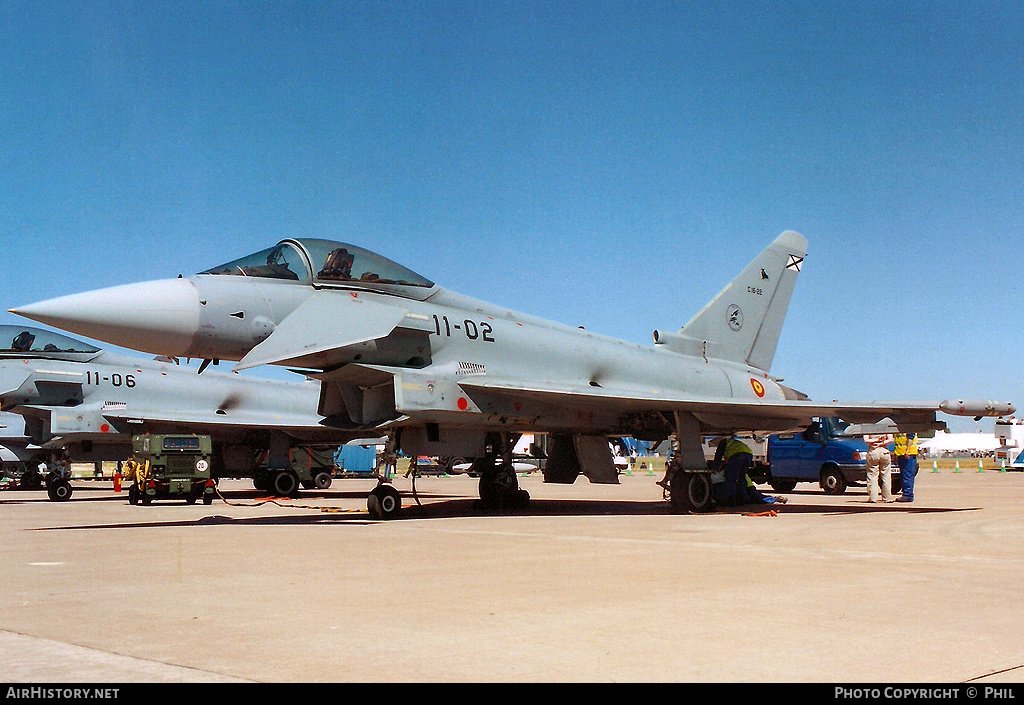 Aircraft Photo of C.16-22 | Eurofighter EF-2000 Typhoon | Spain - Air Force | AirHistory.net #319416