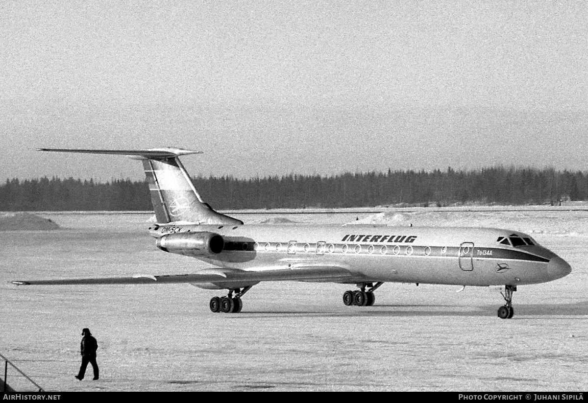Aircraft Photo of DM-SCX | Tupolev Tu-134A | Interflug | AirHistory.net #319451