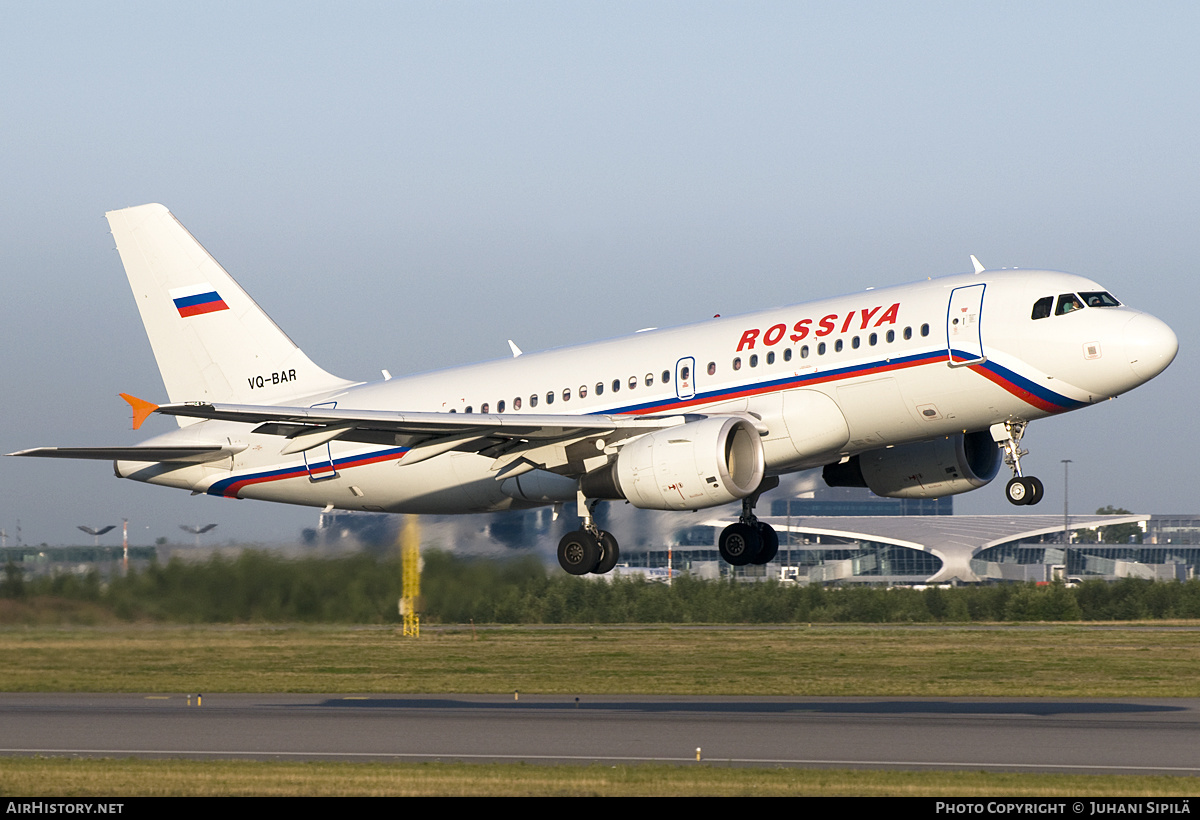 Aircraft Photo of VQ-BAR | Airbus A319-111 | Rossiya - Russian Airlines | AirHistory.net #319459