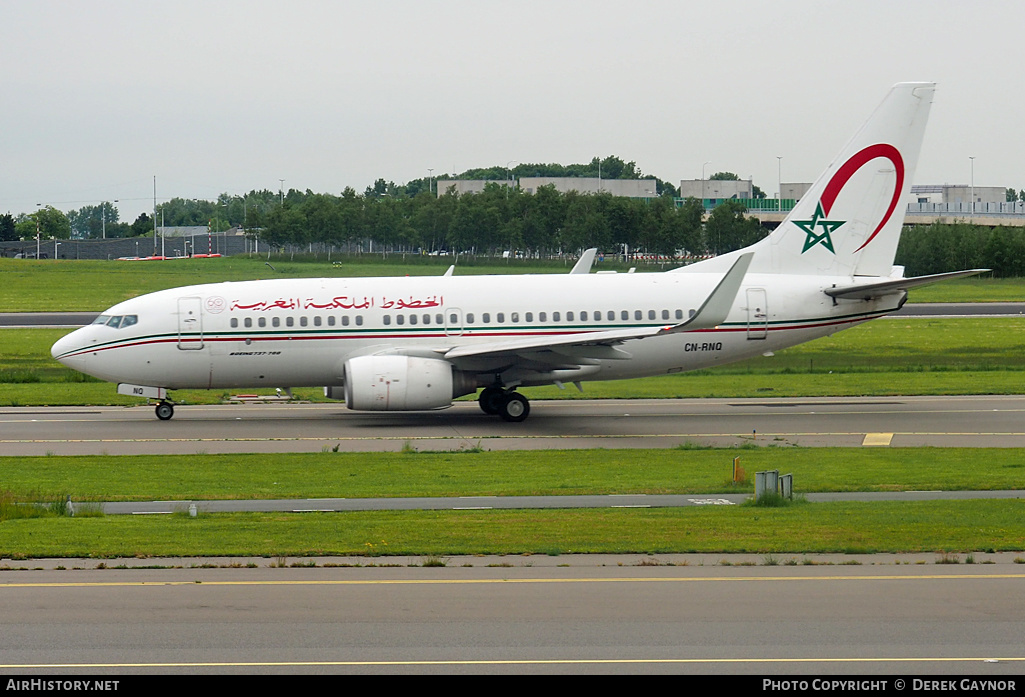 Aircraft Photo of CN-RNQ | Boeing 737-7B6 | Royal Air Maroc - RAM | AirHistory.net #319469