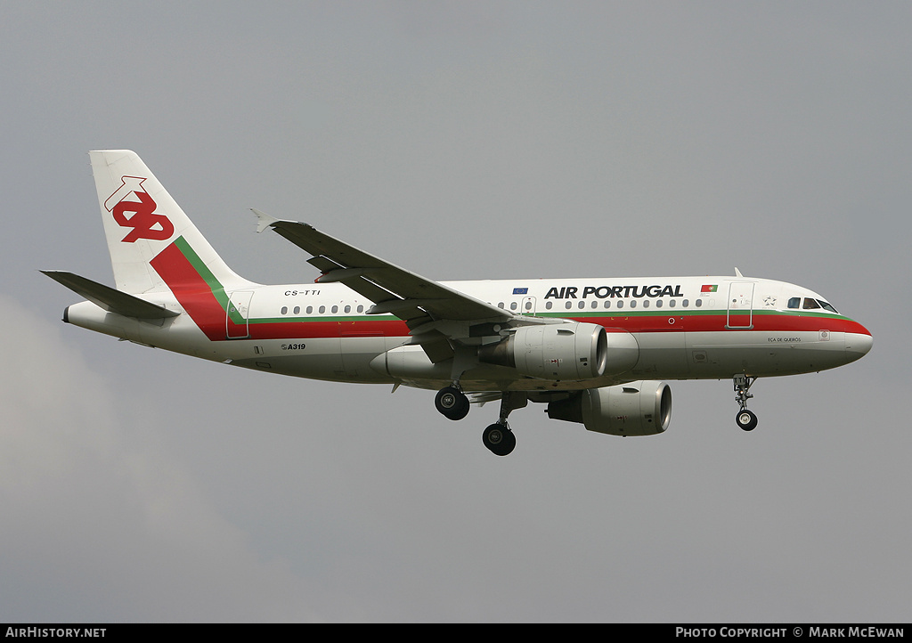 Aircraft Photo of CS-TTI | Airbus A319-111 | TAP Air Portugal | AirHistory.net #319476