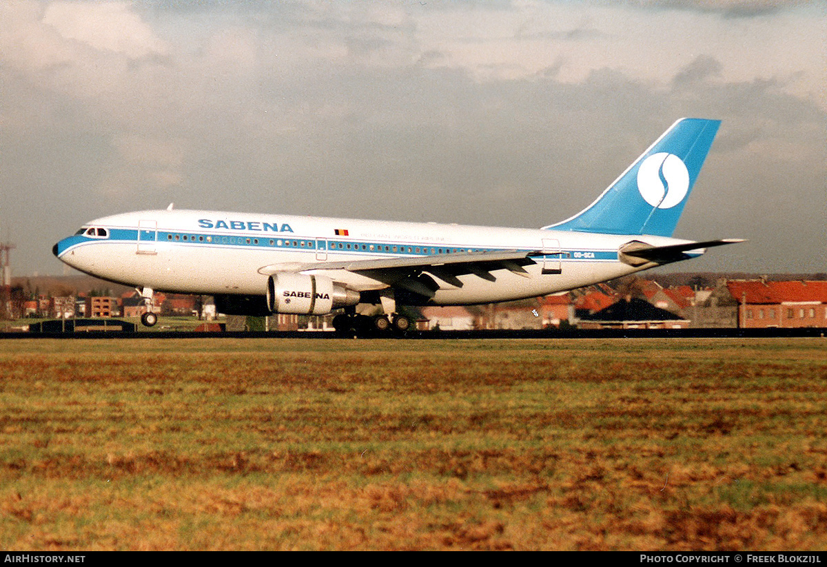 Aircraft Photo of OO-SCA | Airbus A310-222 | Sabena | AirHistory.net #319483