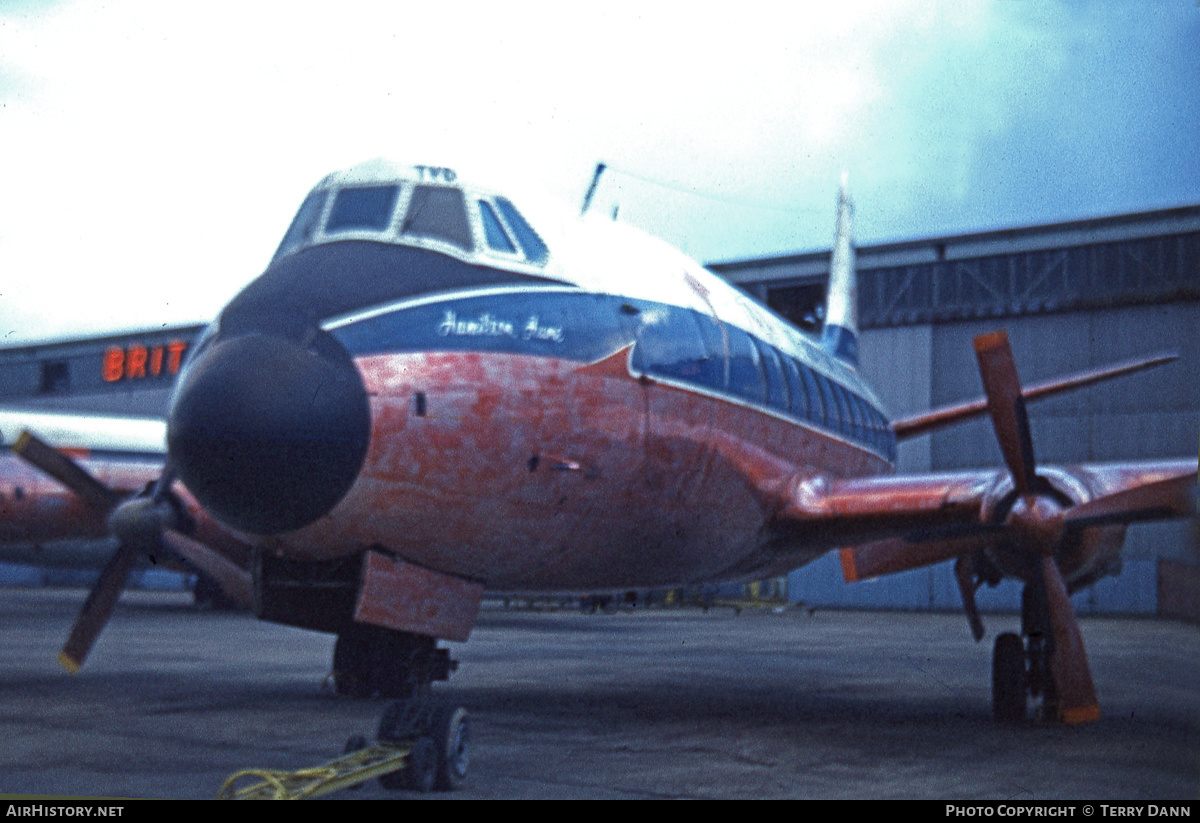 Aircraft Photo of VH-TVD | Vickers 720 Viscount | Trans-Australia Airlines - TAA | AirHistory.net #319498