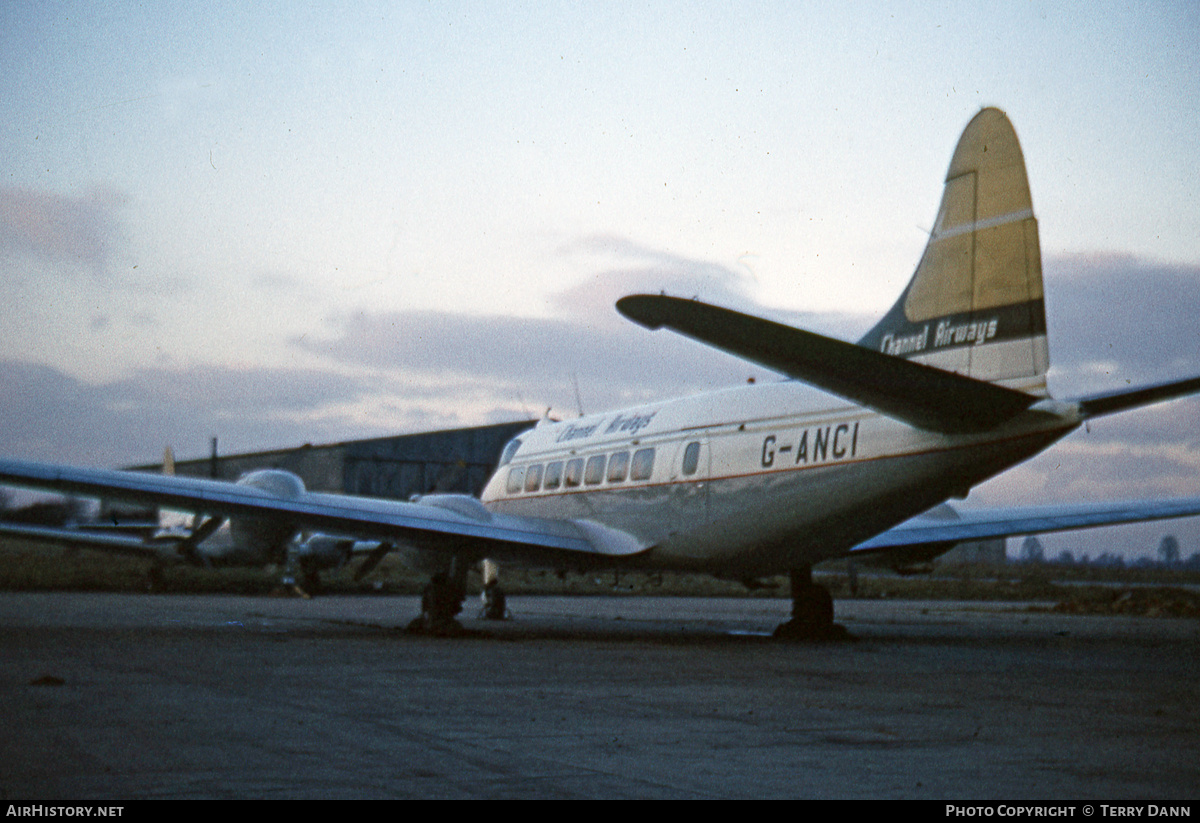 Aircraft Photo of G-ANCI | De Havilland D.H. 114 Heron 1B | Channel Airways | AirHistory.net #319499