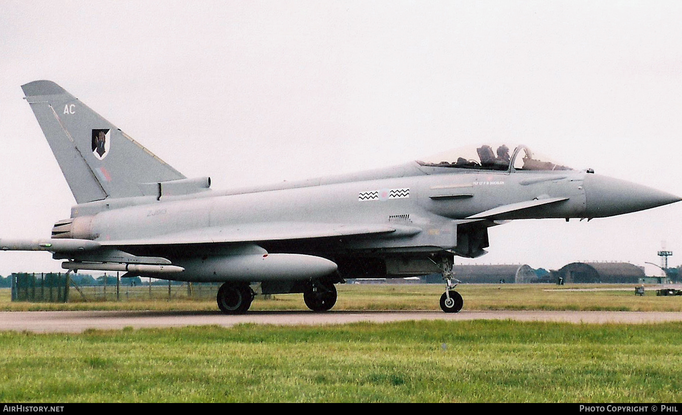 Aircraft Photo of ZJ913 | Eurofighter EF-2000 Typhoon FGR4 | UK - Air Force | AirHistory.net #319523