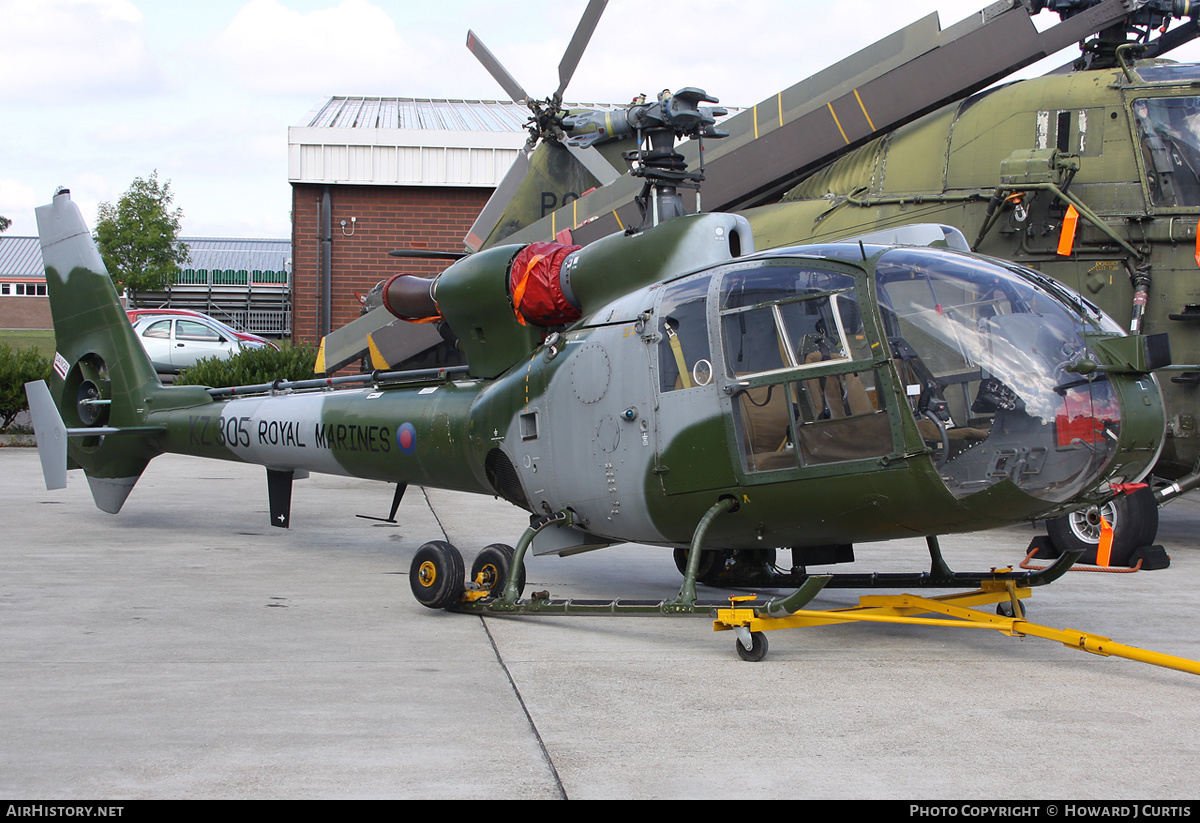 Aircraft Photo of XZ305 | Aerospatiale SA-341B Gazelle AH1 | UK - Marines | AirHistory.net #319533