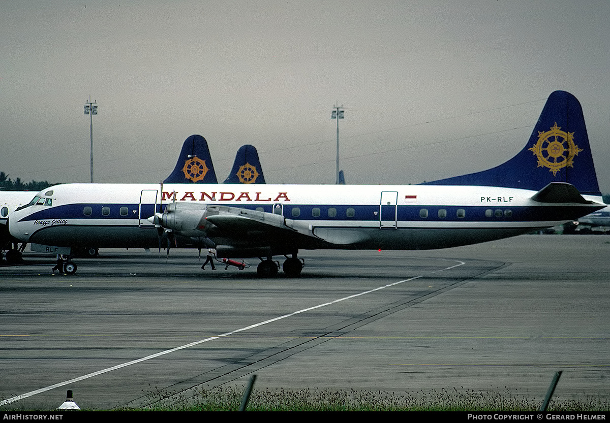 Aircraft Photo of PK-RLF | Lockheed L-188A Electra | Mandala Airlines | AirHistory.net #319551
