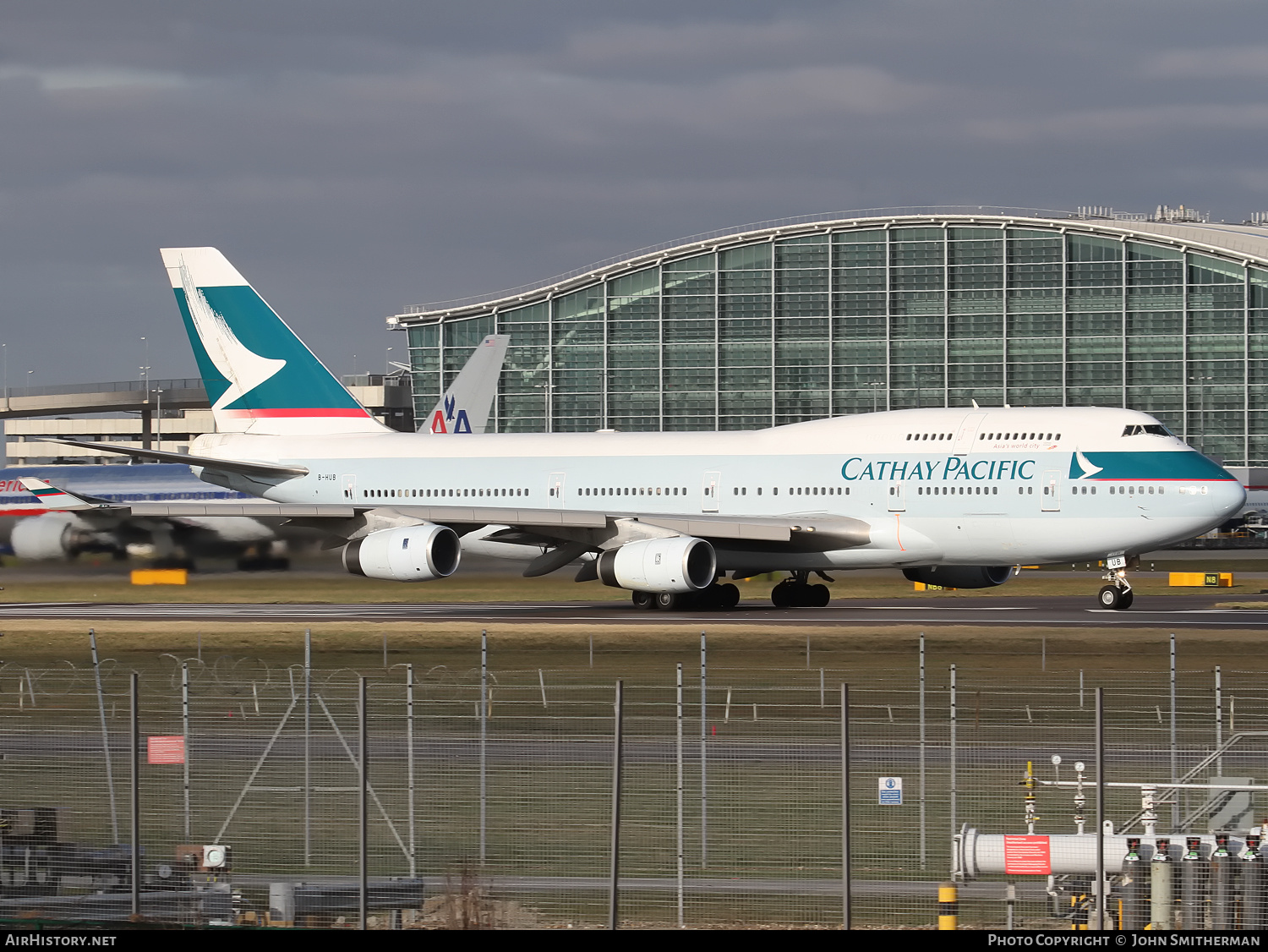 Aircraft Photo of B-HUB | Boeing 747-467 | Cathay Pacific Airways | AirHistory.net #319562