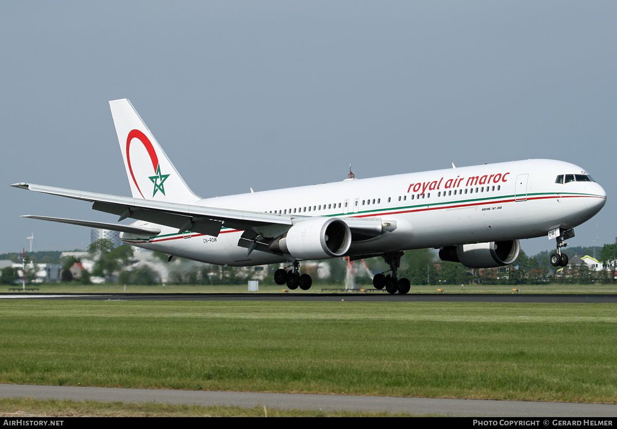 Aircraft Photo of CN-ROW | Boeing 767-343/ER | Royal Air Maroc - RAM | AirHistory.net #319567