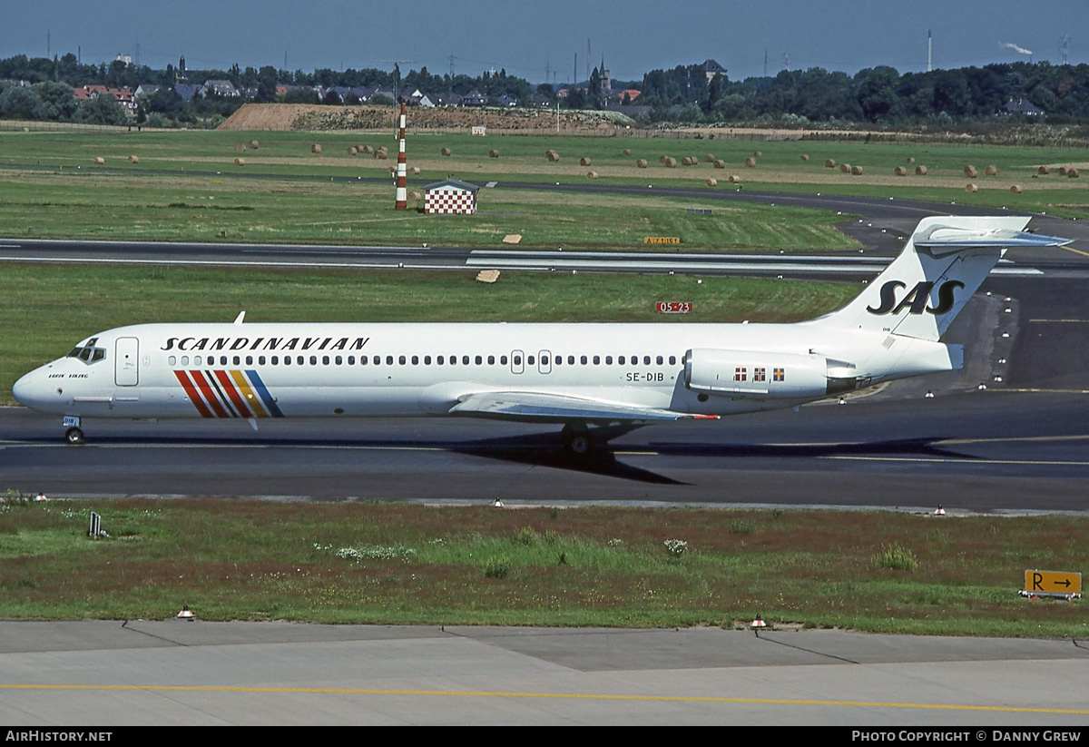 Aircraft Photo of SE-DIB | McDonnell Douglas MD-87 (DC-9-87) | Scandinavian Airlines - SAS | AirHistory.net #319574