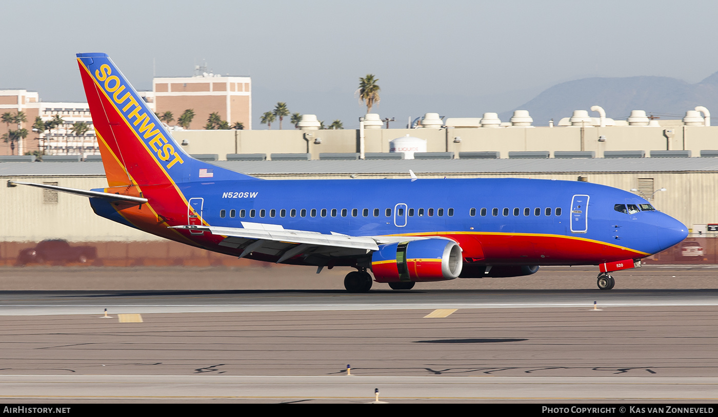 Aircraft Photo of N520SW | Boeing 737-5H4 | Southwest Airlines | AirHistory.net #319577