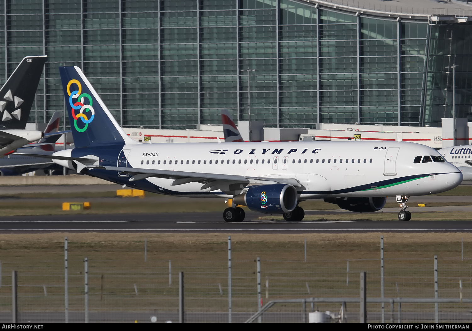 Aircraft Photo of SX-OAU | Airbus A320-214 | Olympic | AirHistory.net #319581