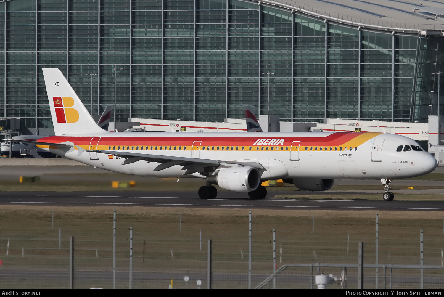 Aircraft Photo of EC-IXD | Airbus A321-211 | Iberia | AirHistory.net #319586