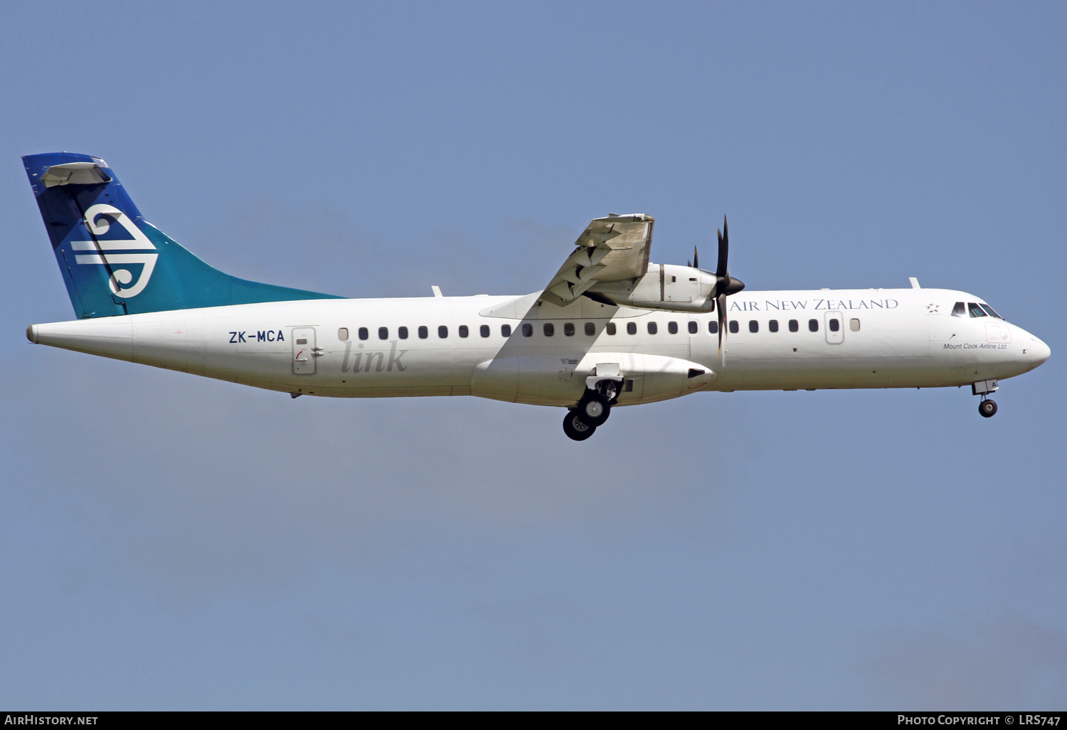 Aircraft Photo of ZK-MCA | ATR ATR-72-500 (ATR-72-212A) | Air New Zealand Link | AirHistory.net #319593