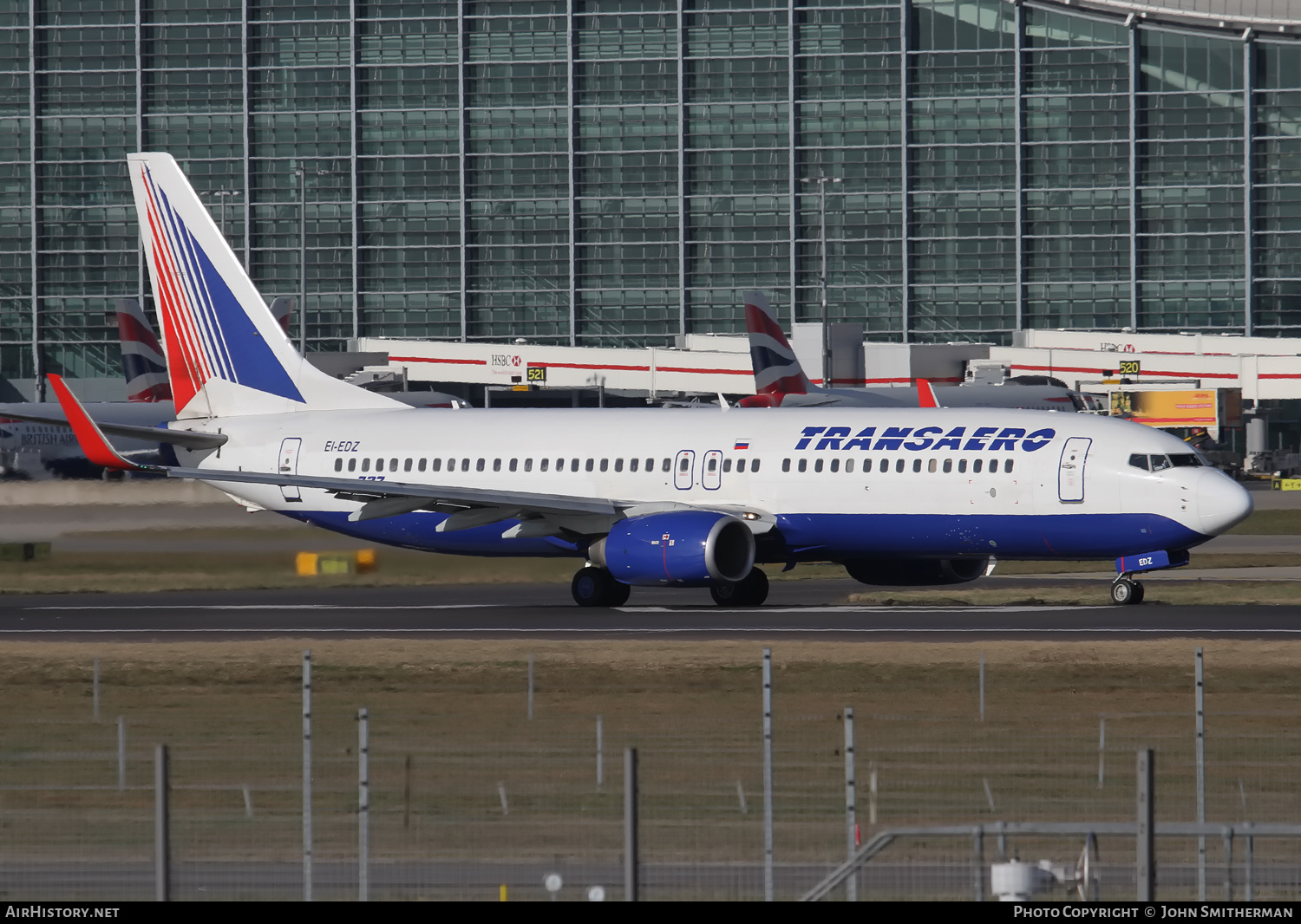 Aircraft Photo of EI-EDZ | Boeing 737-8K5 | Transaero Airlines | AirHistory.net #319595