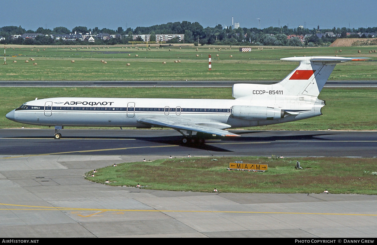 Aircraft Photo of CCCP-85411 | Tupolev Tu-154B-2 | Aeroflot | AirHistory.net #319615