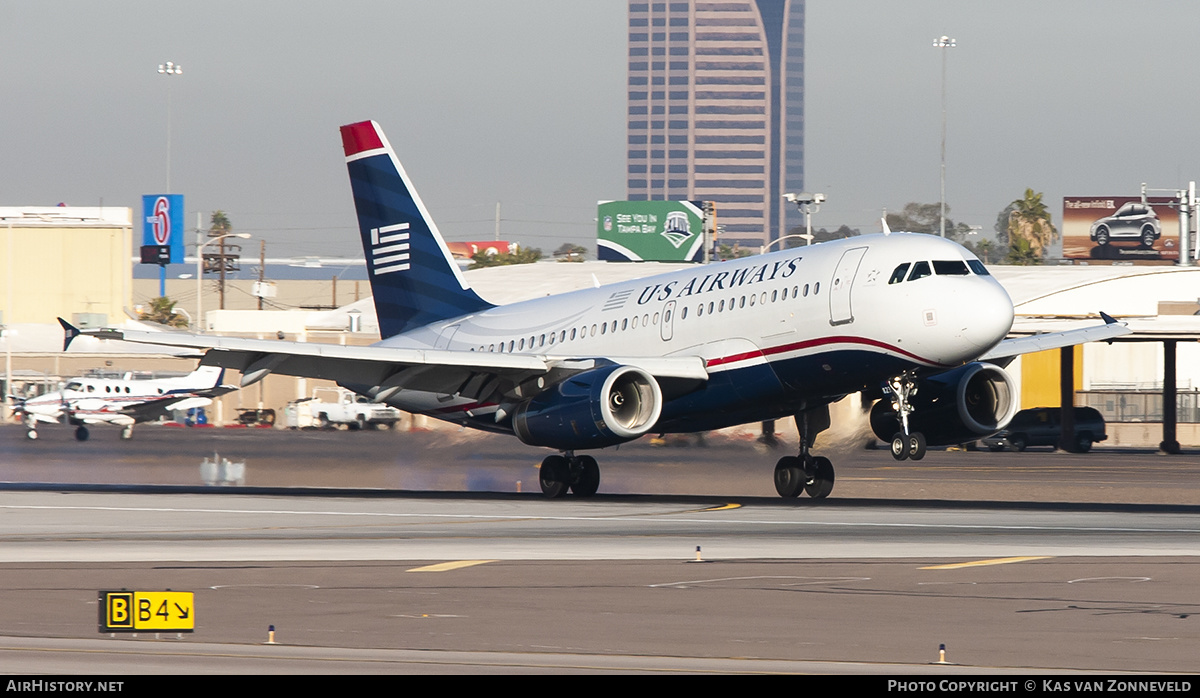 Aircraft Photo of N823AW | Airbus A319-132 | US Airways | AirHistory.net #319622